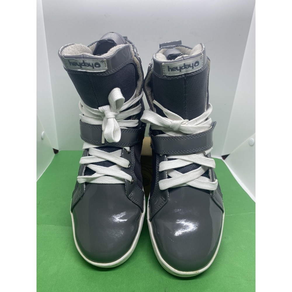 Heyday Super Shift Mens Lifting Sneakers Gray High Top Shoes Size 7